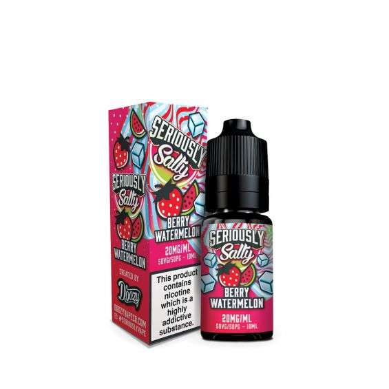 Berry Watermelon Nic Salt E-Liquid by Doozy Seriously Salty 10ml