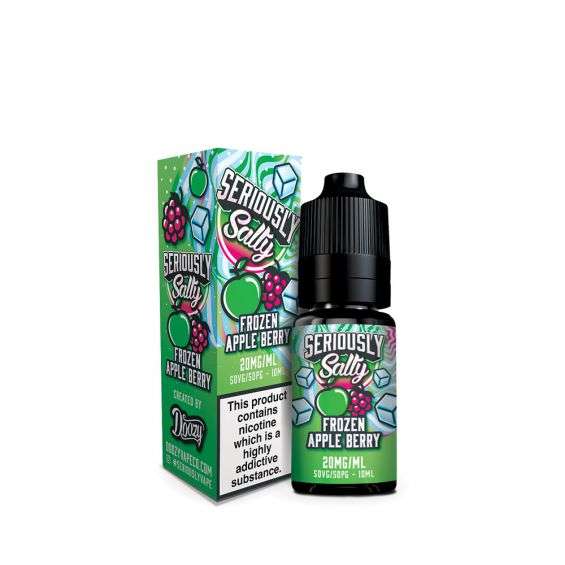 Frozen Apple Berry Nic Salt E-Liquid by Doozy Seriously Salty 10ml