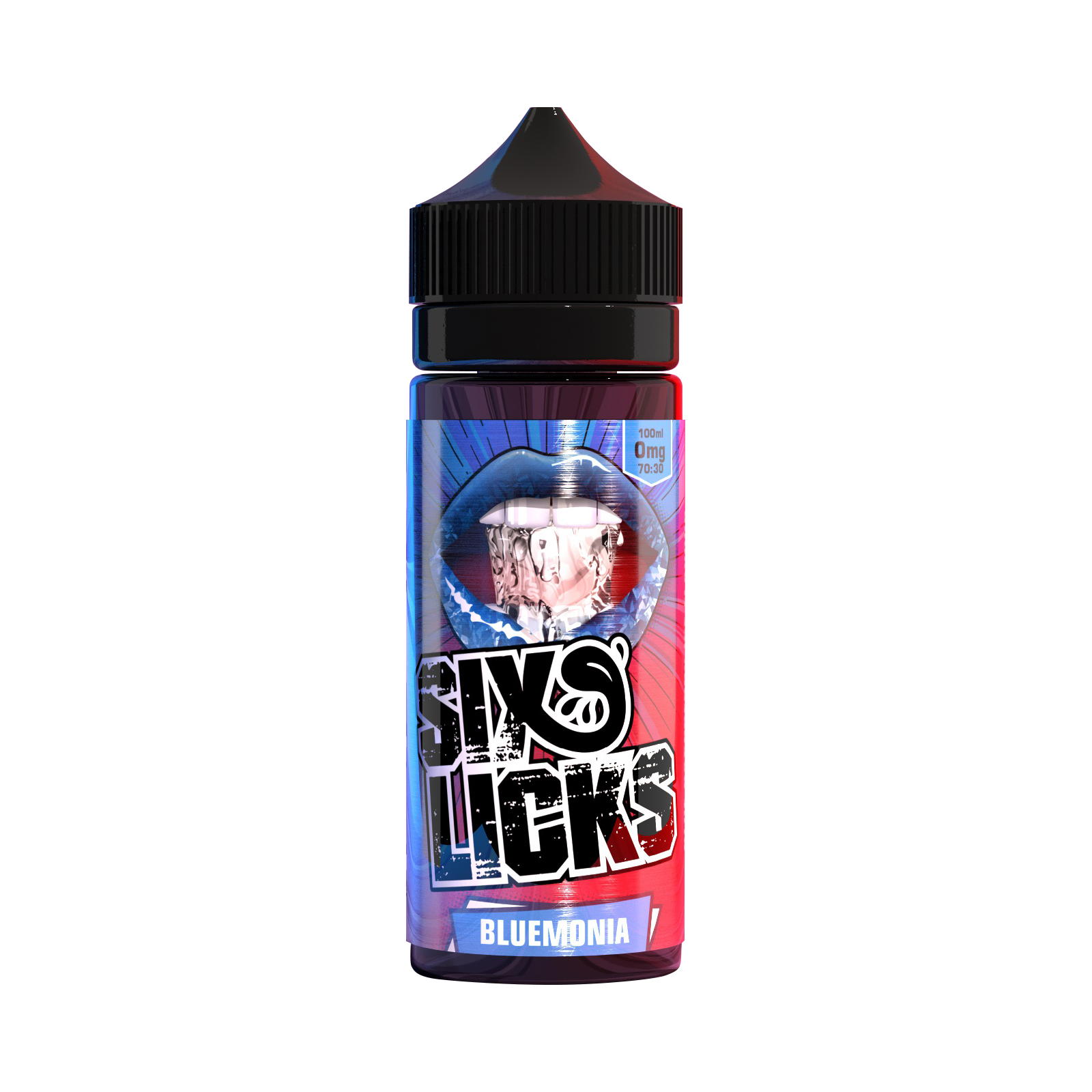 Six Licks E Liquid - Bluemonia - 100ml