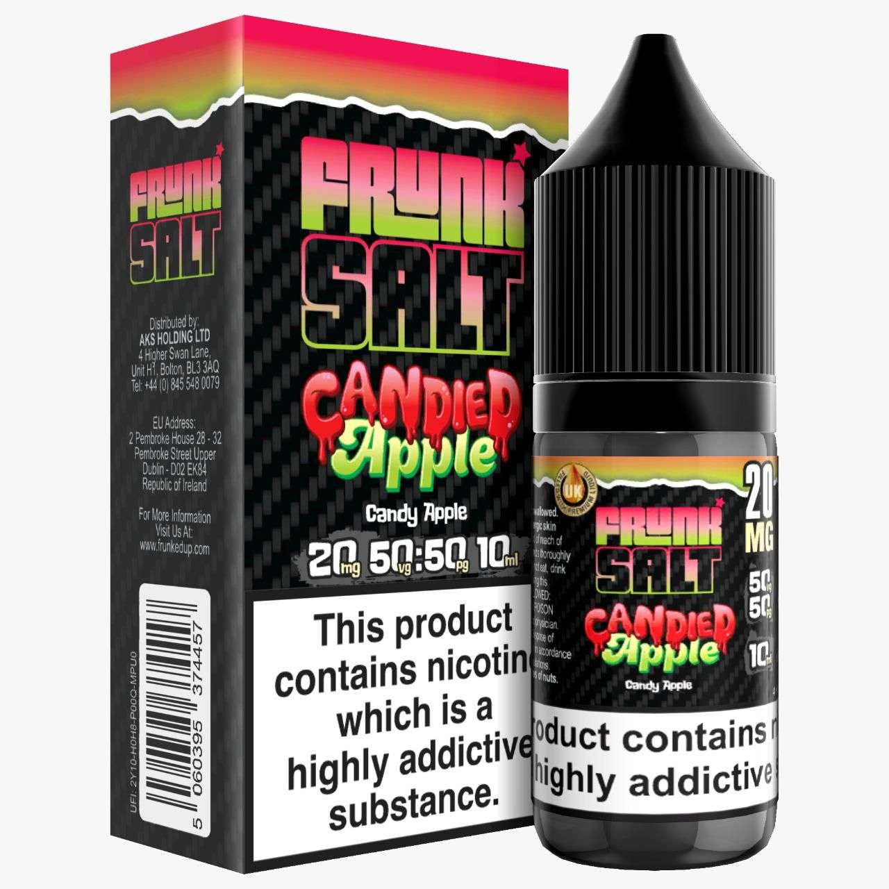  Candied Apple Nic Salt E-Liquid by Frunk 10ml 