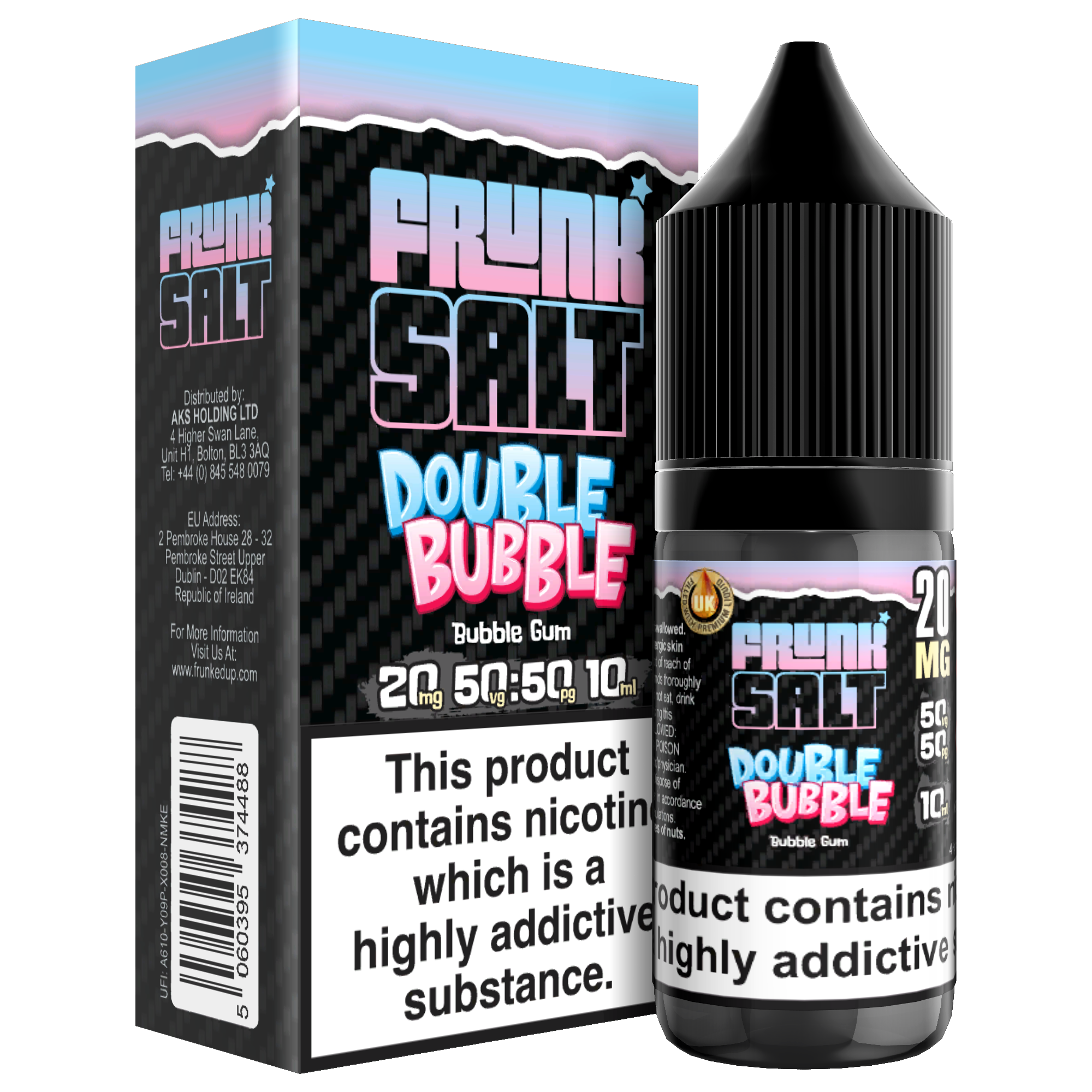 Frunk Nic Salt - Double Bubble - 10ml