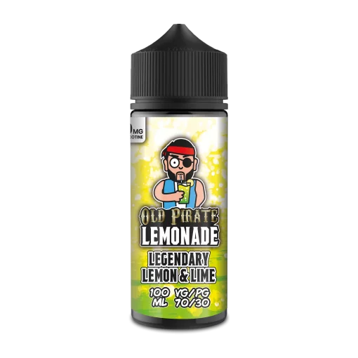  Old Pirate E Liquid Lemonade - Legendary Lemon & Lime - 100ml 