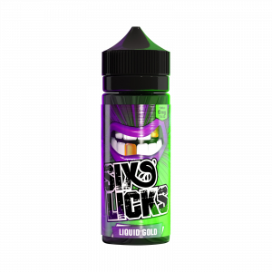 Six Licks E Liquid - Liquid Gold - 100ml