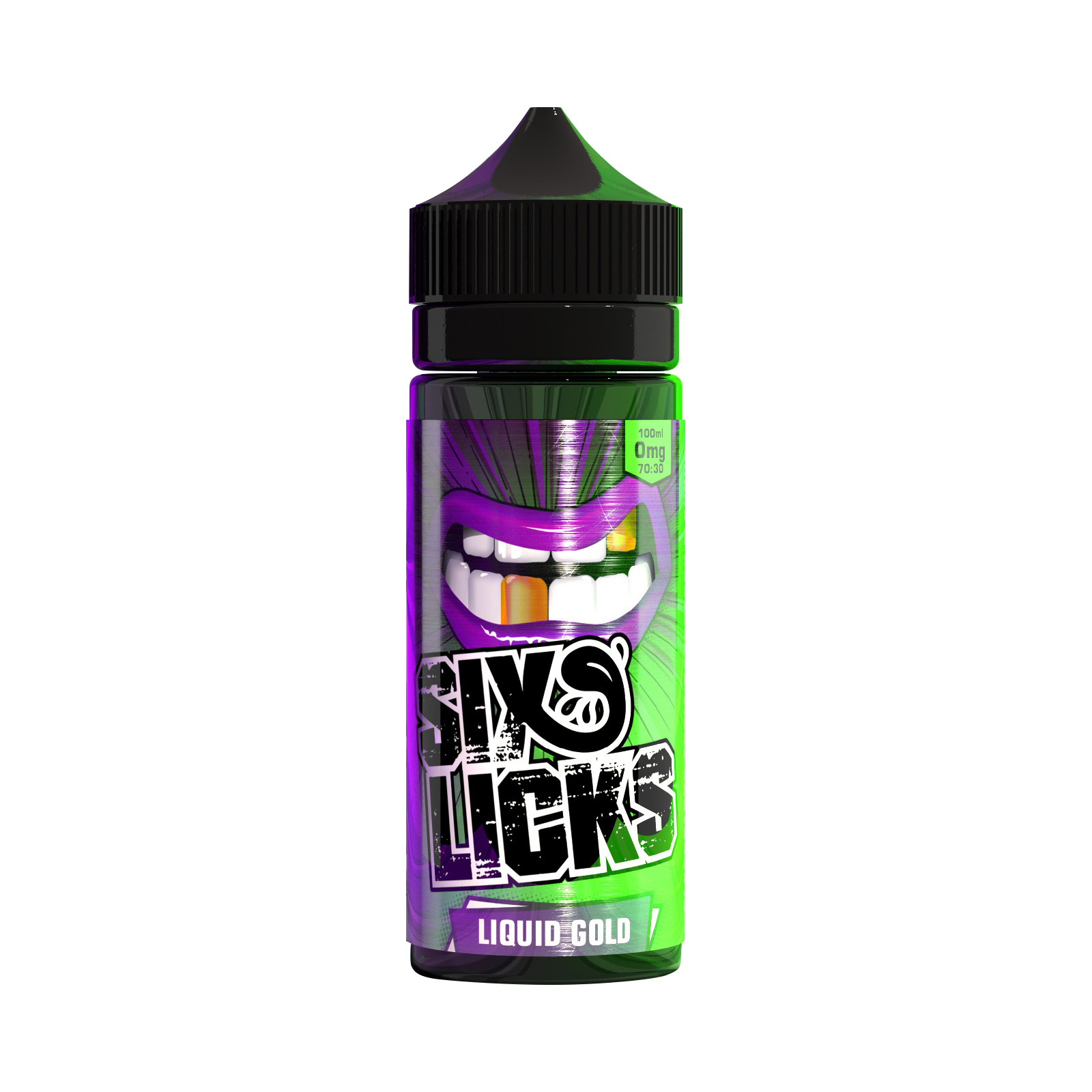  Six Licks E Liquid - Liquid Gold - 100ml 