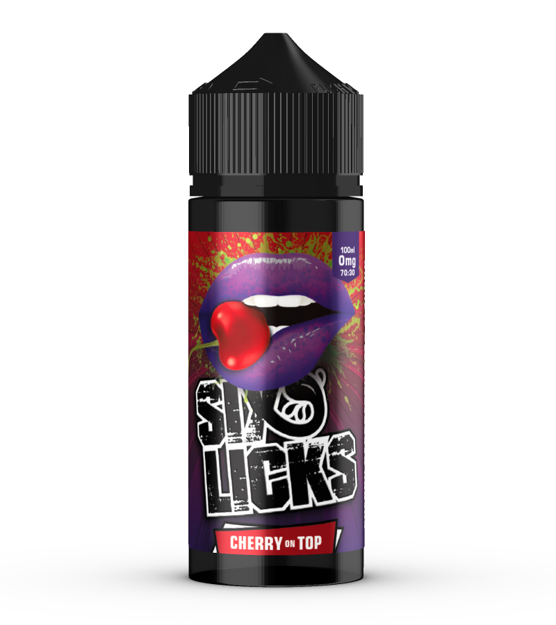 Six Licks E Liquid - Cherry on Top - 100ml