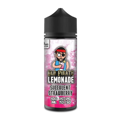 Old Pirate E Liquid Lemonade - Succulent Strawberry - 100ml 