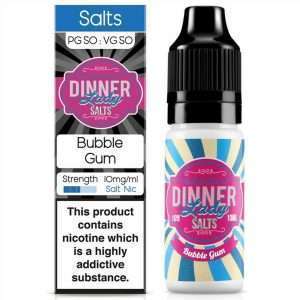 Bubble Gum Nic Salt E-Liquid by Dinner Lady 10ml