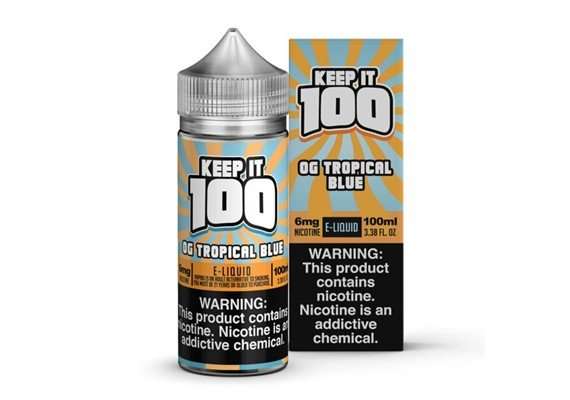 Keep It 100 E Liquid - OG Tropical Blue - 100ml