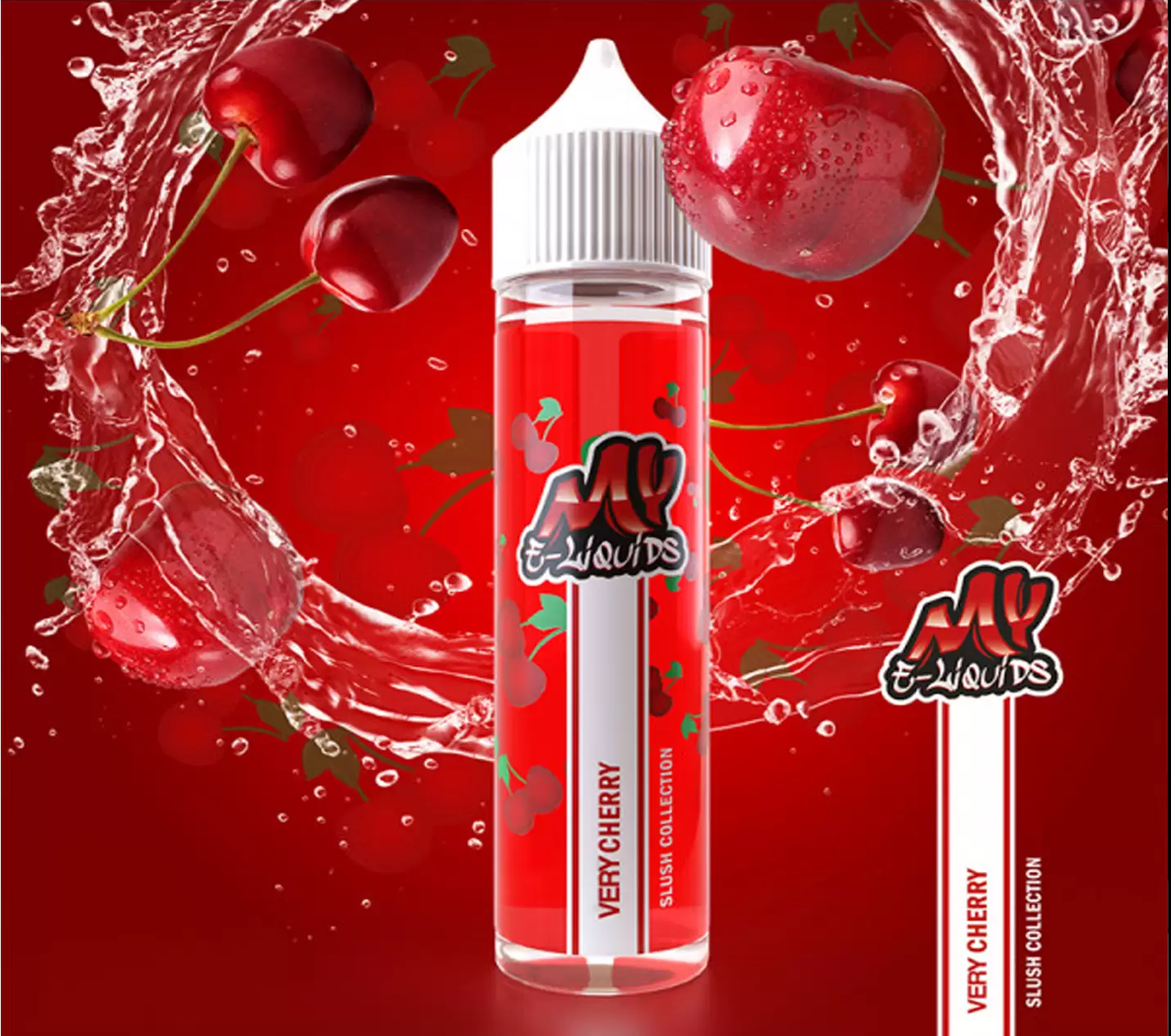 Very Cherry Shortfill E-Liquid by My E-Liquids Slush Collection 50ml