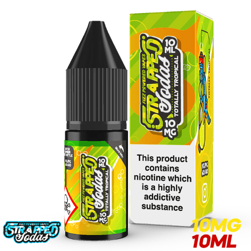 Totally Tropical Nic Salt E-Liquid by Strapped Soda Sodas 10ml