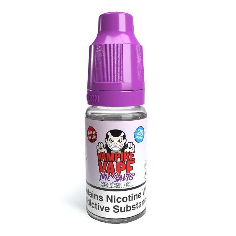 Ice Menthol Nic Salt E-Liquid by Vampire Vape 10ml