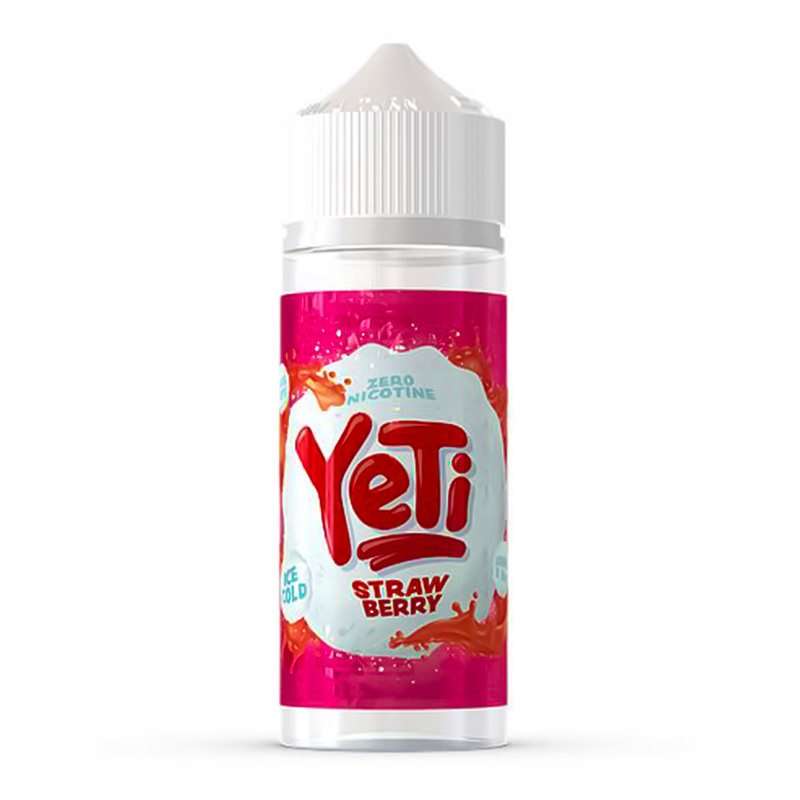 Yeti Eliquid Ice Cold - Strawberry - 100ml