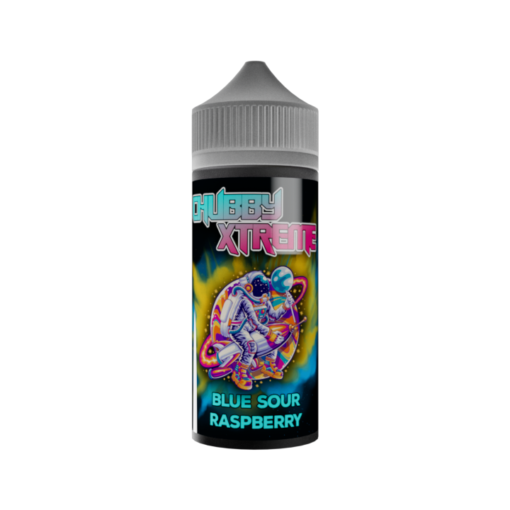  Chubby Xtreme E Liquid - Blue Sour Raspberry - 100ml 