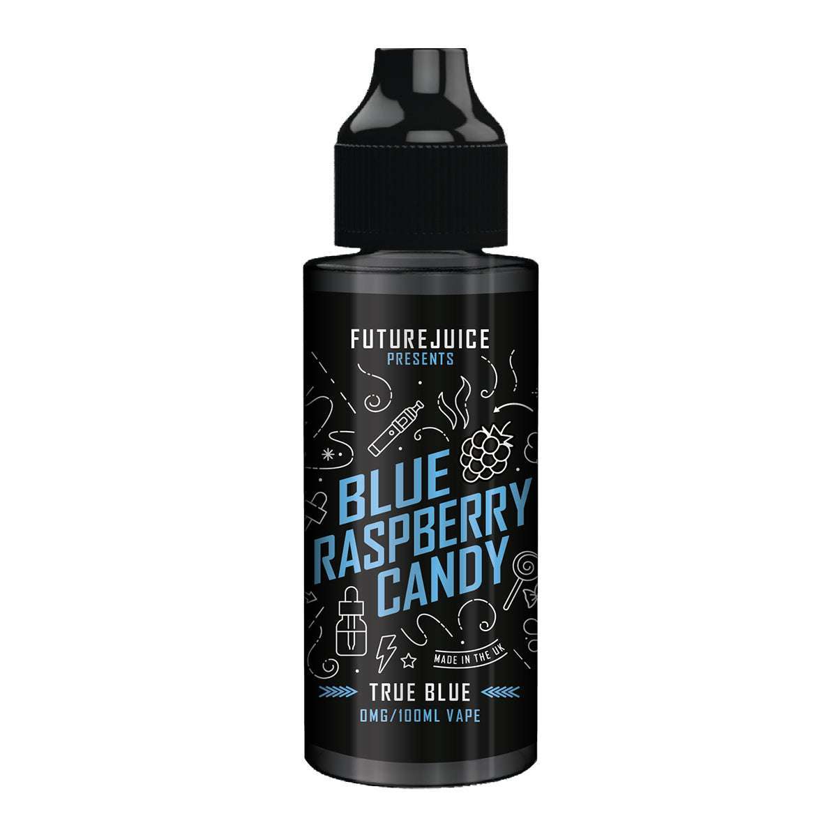 Blue Raspberry Candy Shortfill E-Liquid by Future Juice 100ml