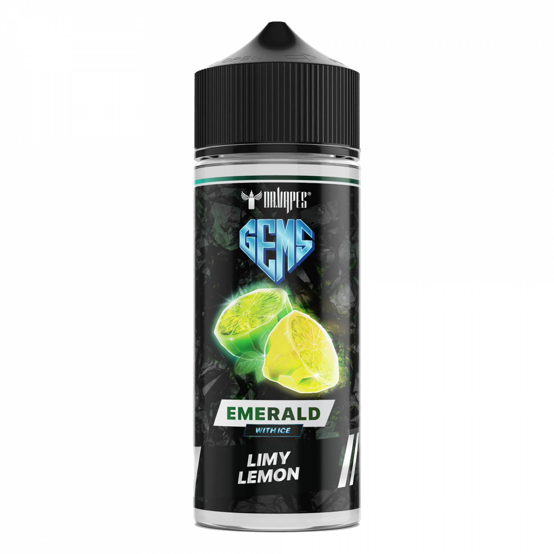  Dr Vapes Gems E liquid - Emerald with Ice Limy Lemon - 100ml 
