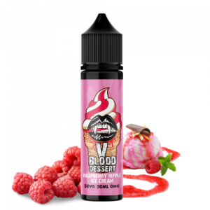Vampire Blood E Liquid Dessert - Raspberry Ripple Ice Cream - 50ml