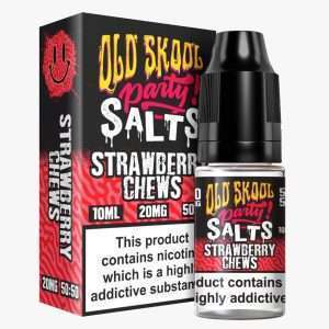 Strawberry Chews Nic Salt E-Liquid by Old Skool Party Salts 10ml