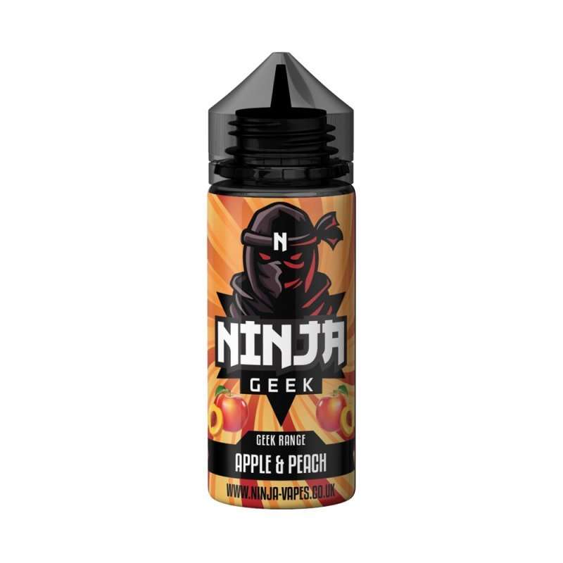 Ninja Geek E liquid - Apple and Peach - 100ml