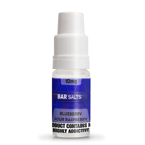  Blueberry Sour Raspberry Nic Salt E-Liquid by Bar Salts 10ml 
