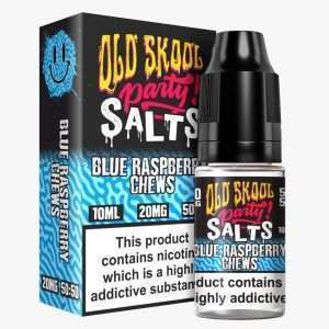 Blue Raspberry Chews Nic Salt E-Liquid by Old Skool Party Salts 10ml