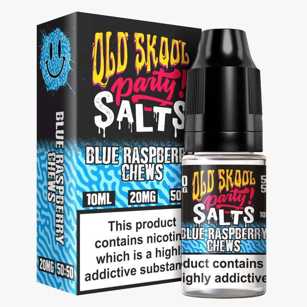  Blue Raspberry Chews Nic Salt E-Liquid by Old Skool Party Salts 10ml 