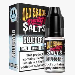 Blueberg Nic Salt E-Liquid by Old Skool Party Salts 10ml