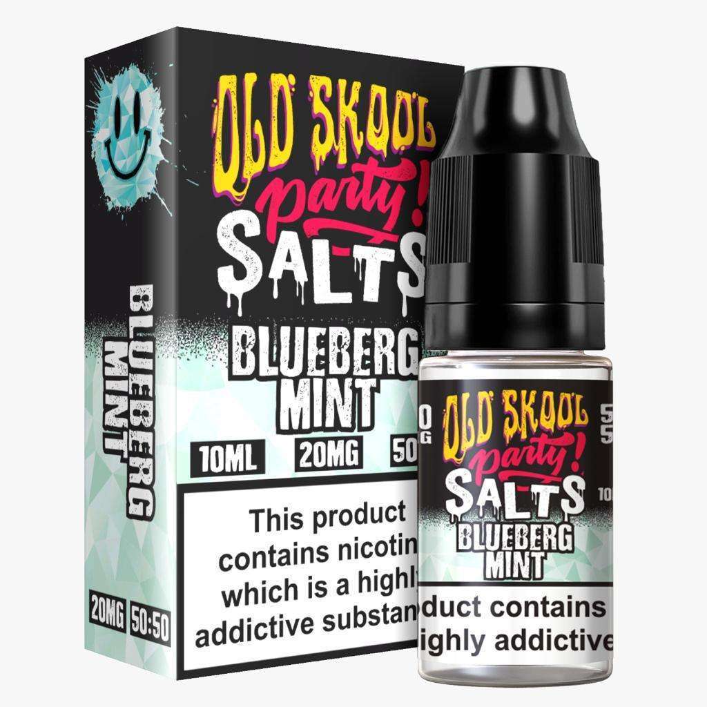  Blueberg Mint Nic Salt E-Liquid by Old Skool Party Salts 10ml 