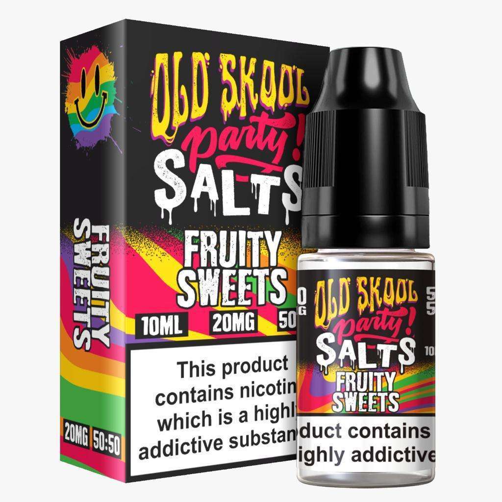  Fruity Sweets Nic Salt E-Liquid by Old Skool Party Salts 10ml 