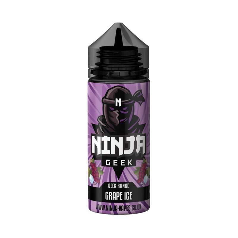  Ninja Geek E liquid - Grape Ice - 100ml 
