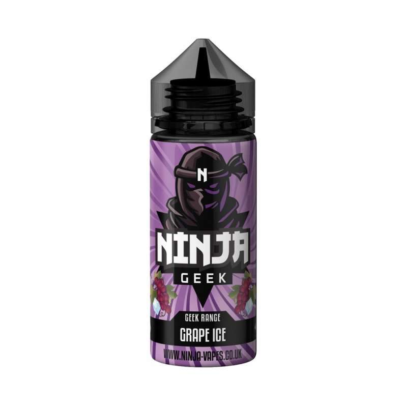 Ninja Geek E liquid - Grape Ice - 100ml