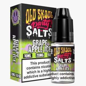Grape Apple Ice Nic Salt E-Liquid by Old Skool Party Salts 10ml