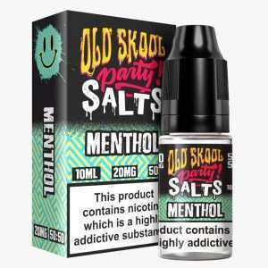Menthol Nic Salt E-Liquid by Old Skool Party Salts 10ml