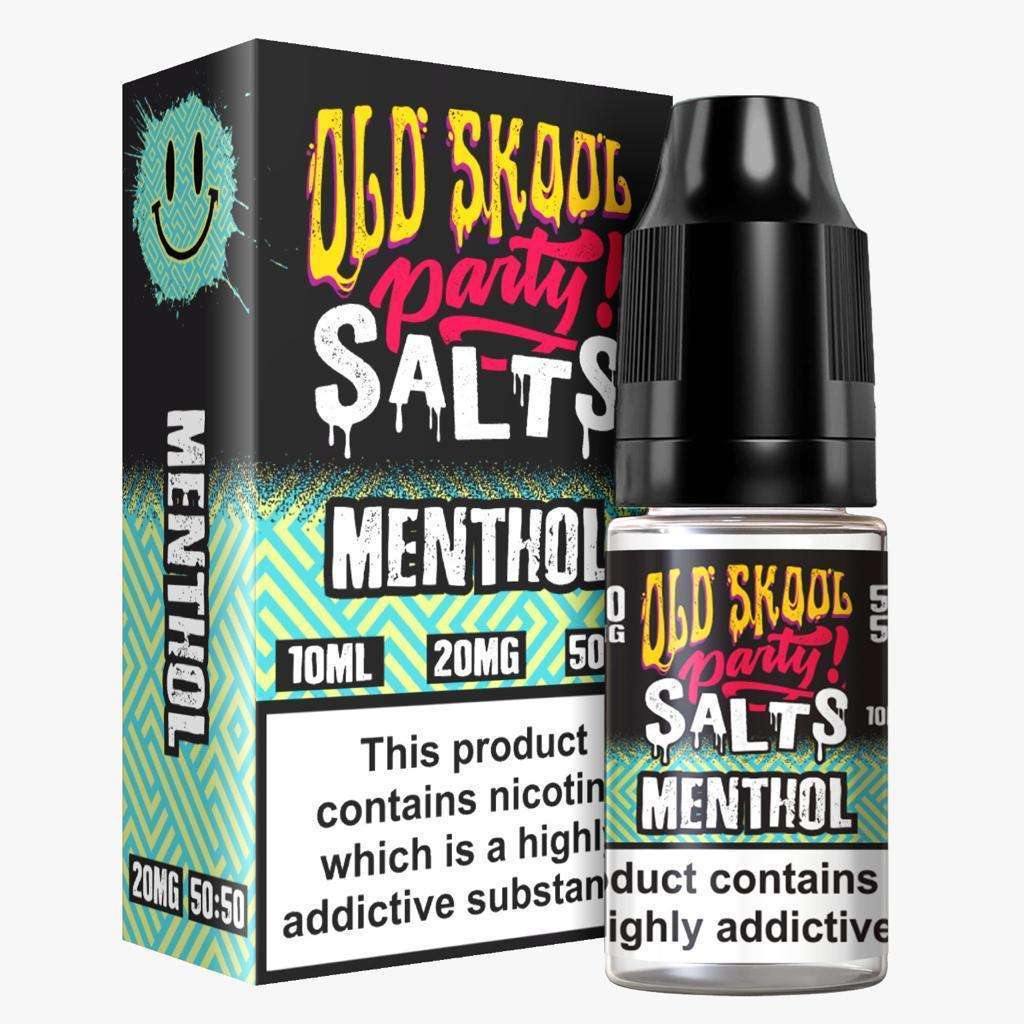  Menthol Nic Salt E-Liquid by Old Skool Party Salts 10ml 
