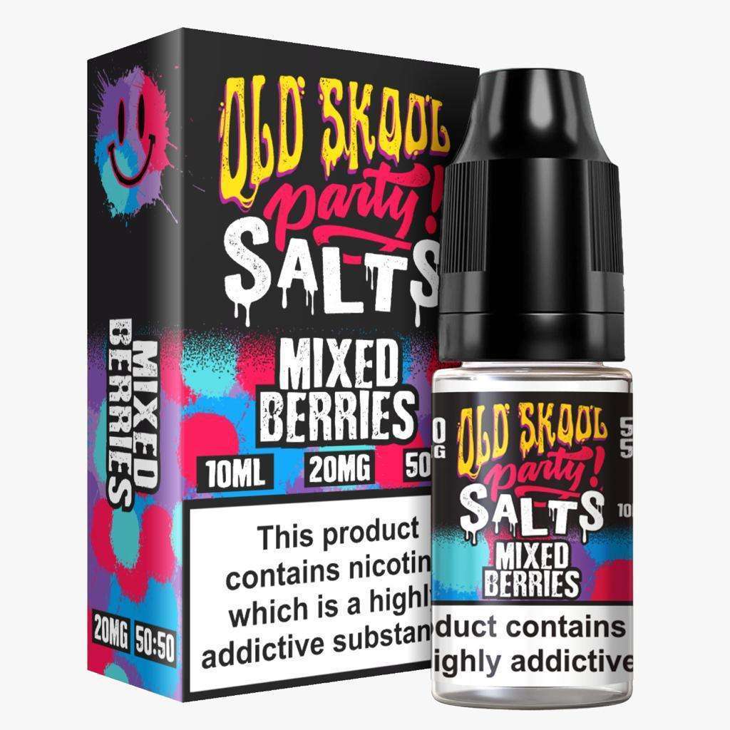  Mixed Berries Nic Salt E-Liquid by Old Skool Party Salts 10ml 
