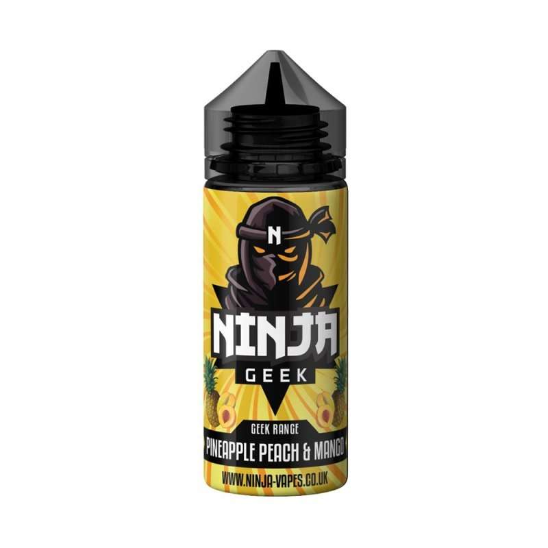 Ninja Geek E liquid - Pineapple Peach and Mango - 100ml