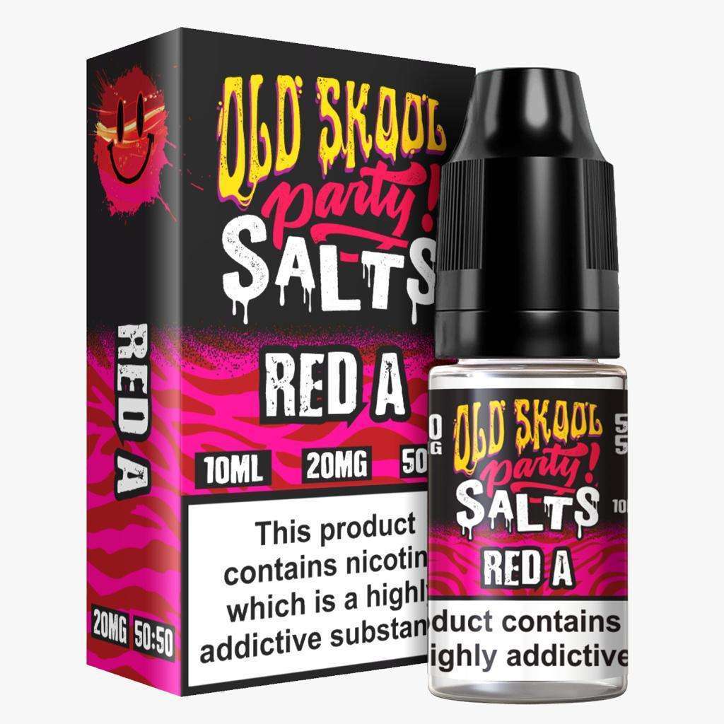 Red A Nic Salt E-Liquid by Old Skool Party Salts 10ml