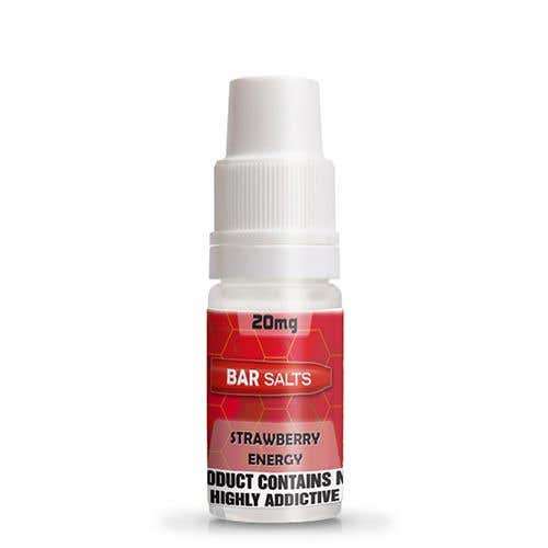  Strawberry Energy Nic Salt E-Liquid by Bar Salts 10ml 