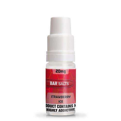  Strawberry Ice Nic Salt E-Liquid by Bar Salts 10ml 
