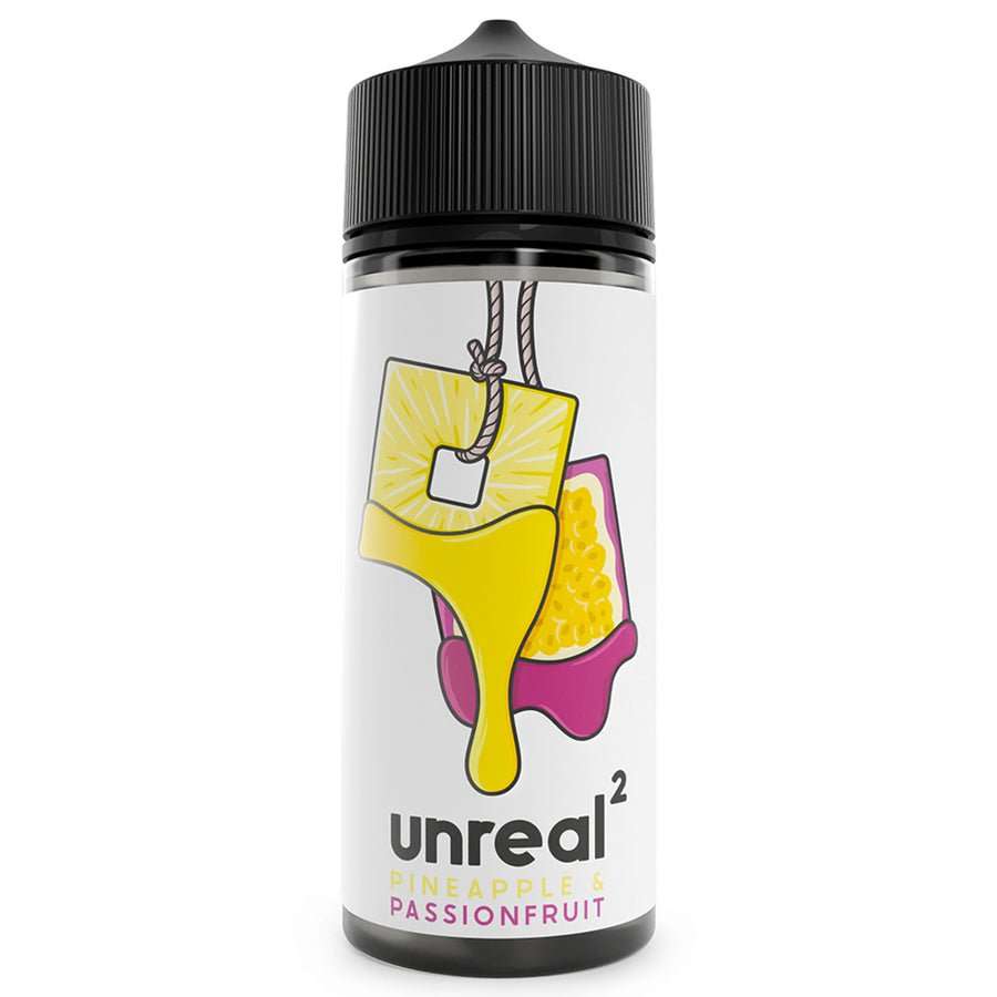  Unreal2 E Liquid - Pineapple and Passionfruit - 100ml 