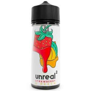 Unreal2 E Liquid - Strawberry and Peach - 100ml