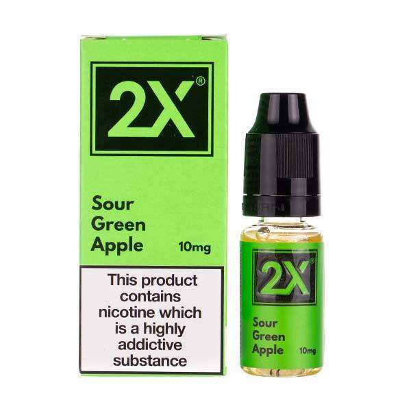 2X Nic Salts - Sour Green Apple - 10ml