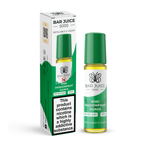 Bar Juice 5000 Salts - Kiwi Passionfruit Guava - 10ml