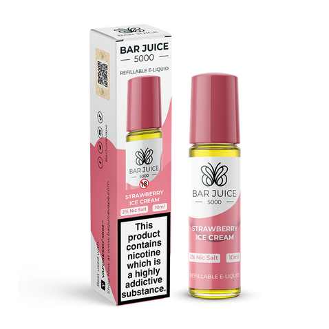 Bar Juice 5000 Salts - Strawberry Ice Cream - 10ml