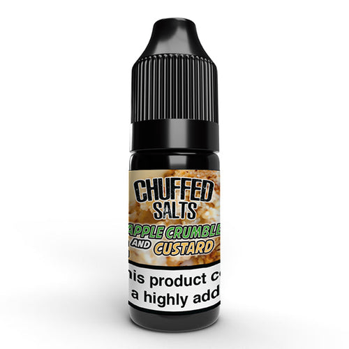 Apple Crumble and Custard Nic Salt E-Liquid by Chuffed Salts 10ml