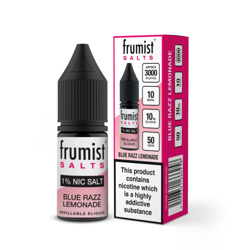 Blue Razz LemonadeNic Salt E-Liquid by Frumist Salts 10ml