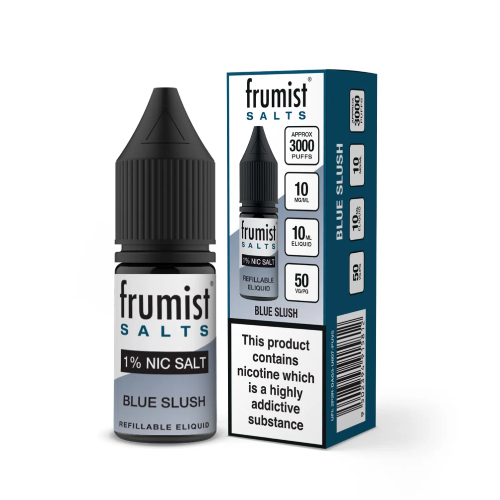 Blue Slush Nic Salt E-Liquid by Frumist Salts 10ml