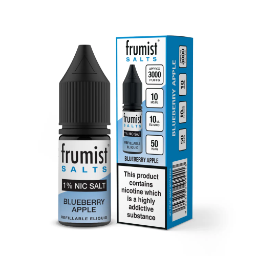 Blueberry Apple Nic Salt E-Liquid by Frumist Salts 10ml