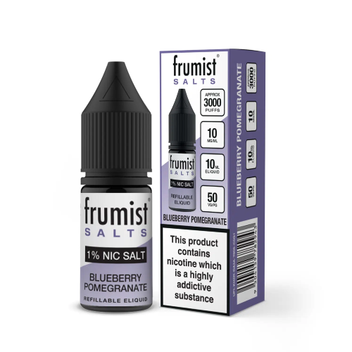 Blueberry Pomegranate Nic Salt E-Liquid by Frumist Salts 10ml