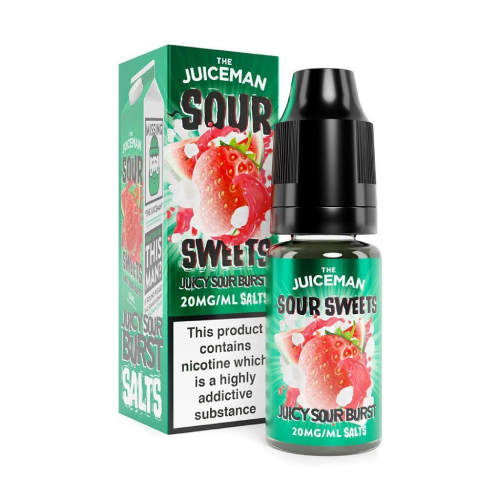 The Juiceman Nic Salt Sour Sweets - Juicy Sour Burst - 10ml