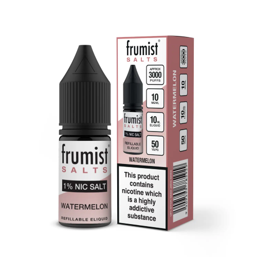 Watermelon Nic Salt E-Liquid by Frumist Salts 10ml